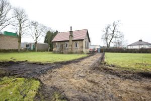 Buckle Lane chapel ground work February 18, 2011 